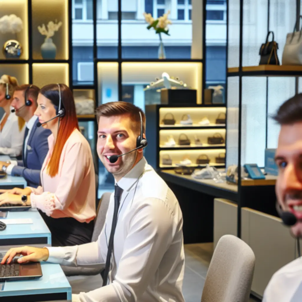 VandorTrail vállalati ügyféltámogató csapat magyar üzleti ügyfelekkel egyeztet egy modern irodában.