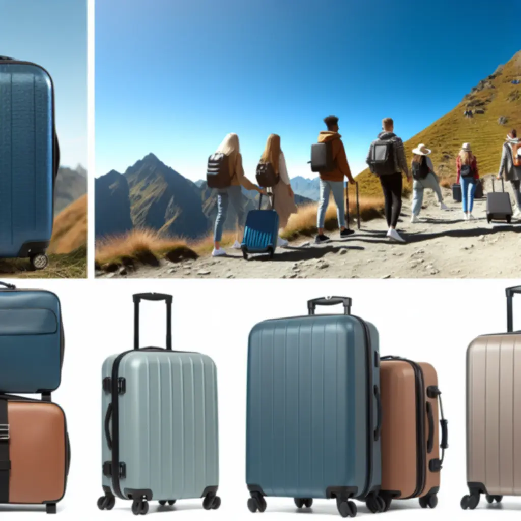 Utazási felszerelések természetes, kültéri környezetben